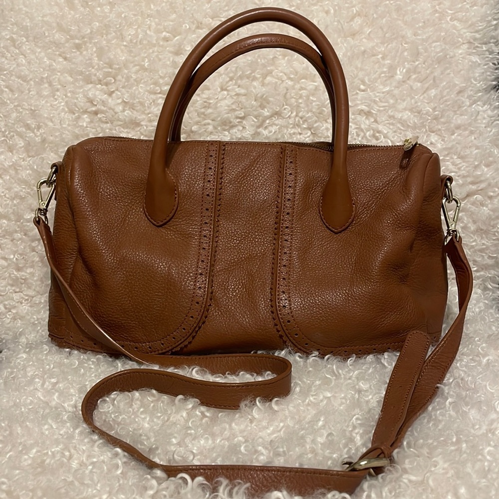 Talbots Brown 100% Leather Shoulder Bag